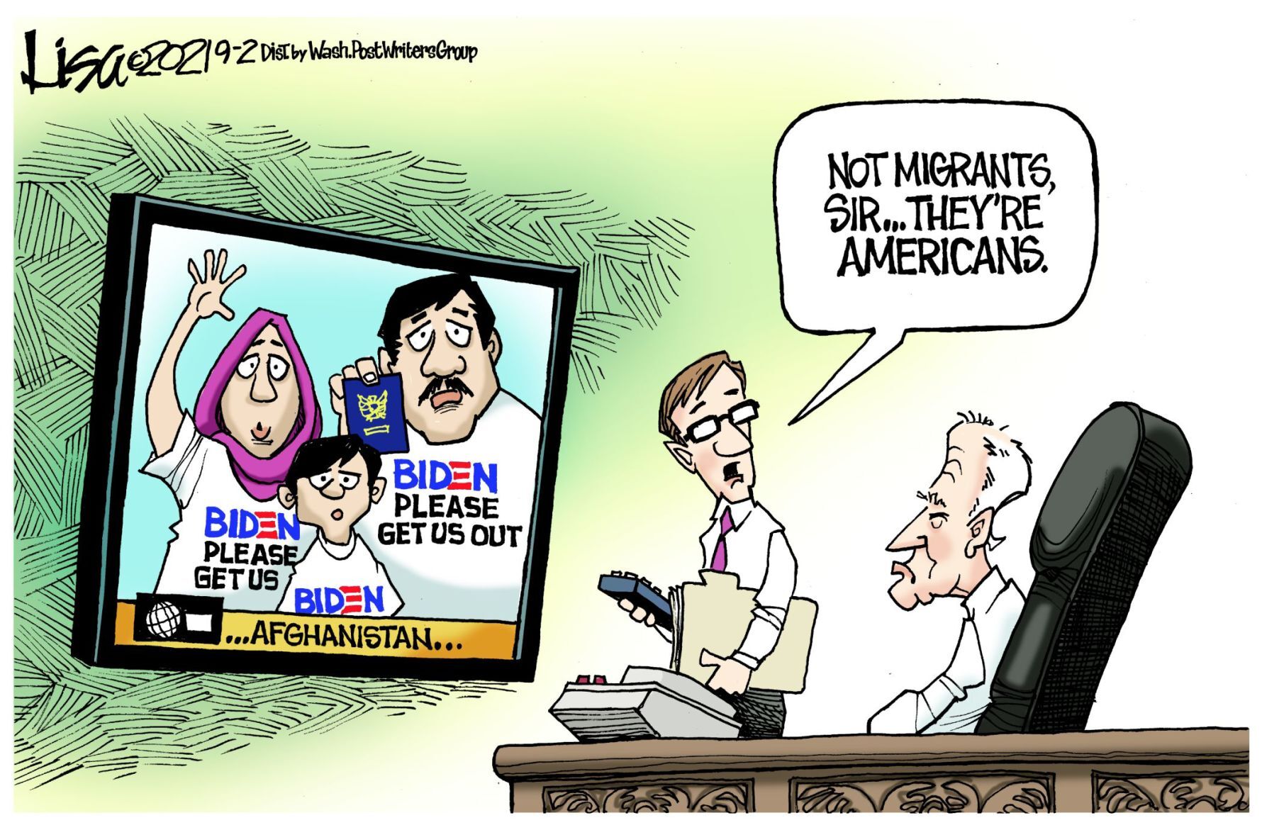 Lisa Benson cartoon